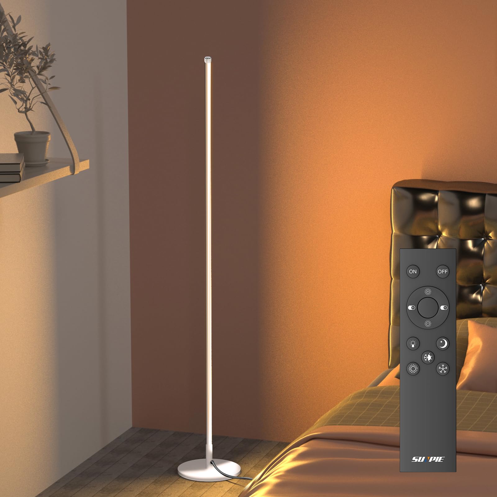 【送料無料】MOTOSTAR フロアランプ led フロアライト 北欧 リモコン 無段階調光調色 おしゃれ スタン..