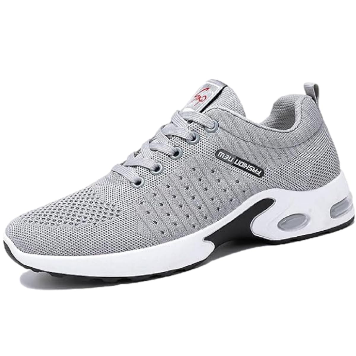 【送料無料】 ランニングシューズ メンズ シューズ スニーカー スポーツシューズ 運動靴 ウォーキングシューズ 通気性 防滑 軽量 クッション性 色:グレー、サ...