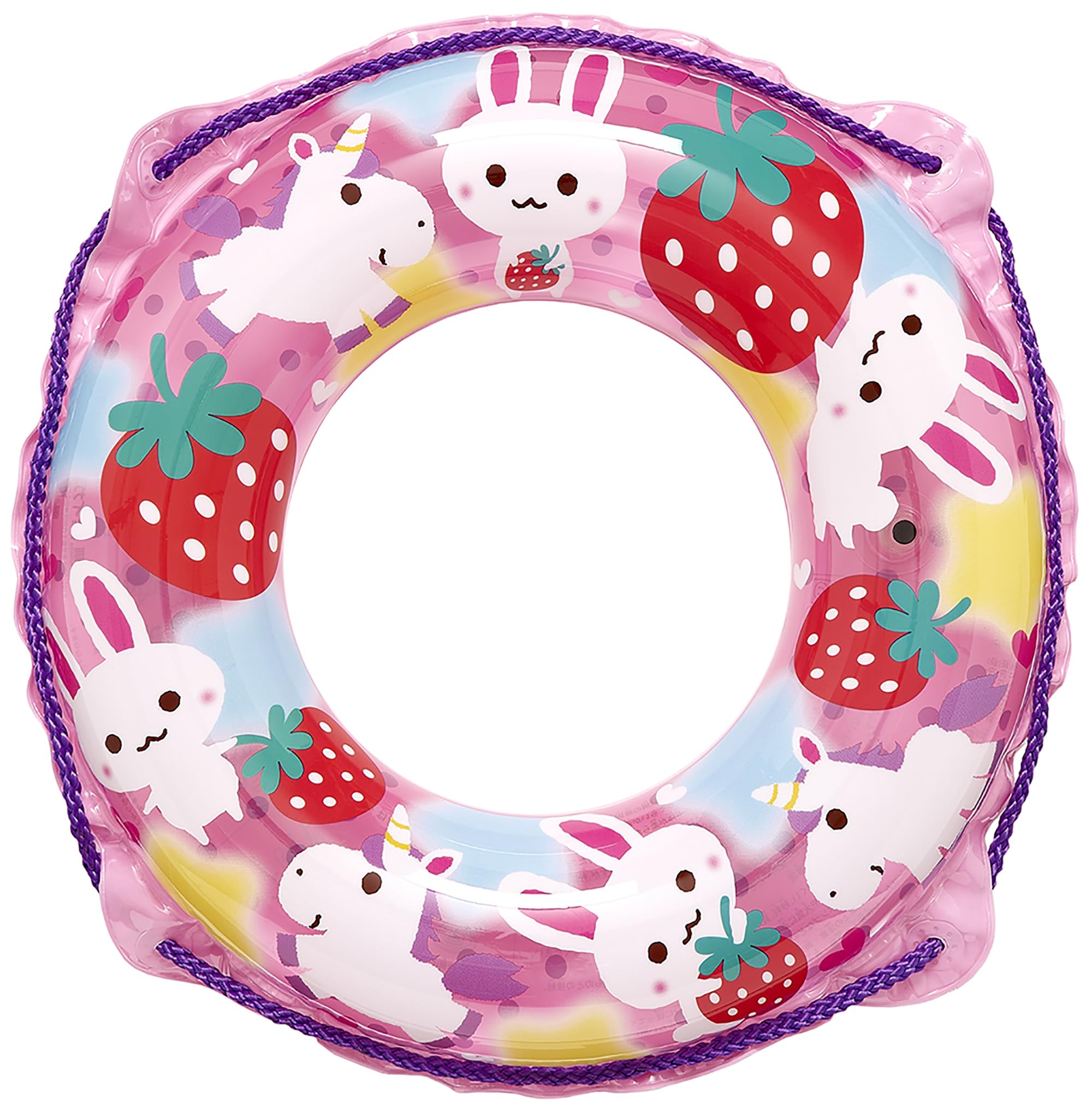 【送料無料】イガラシ 50cm浮き輪 うさぎフレンズウキワ ロープ付き RGD-50C 色：ピンク、サイズ：小