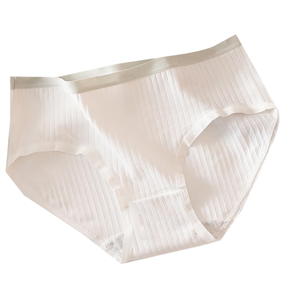 【送料無料】[ARIALK] ショーツ レディース 伸縮性 パンツ 下着 女性用 色：ホワイト、サイズ：LL