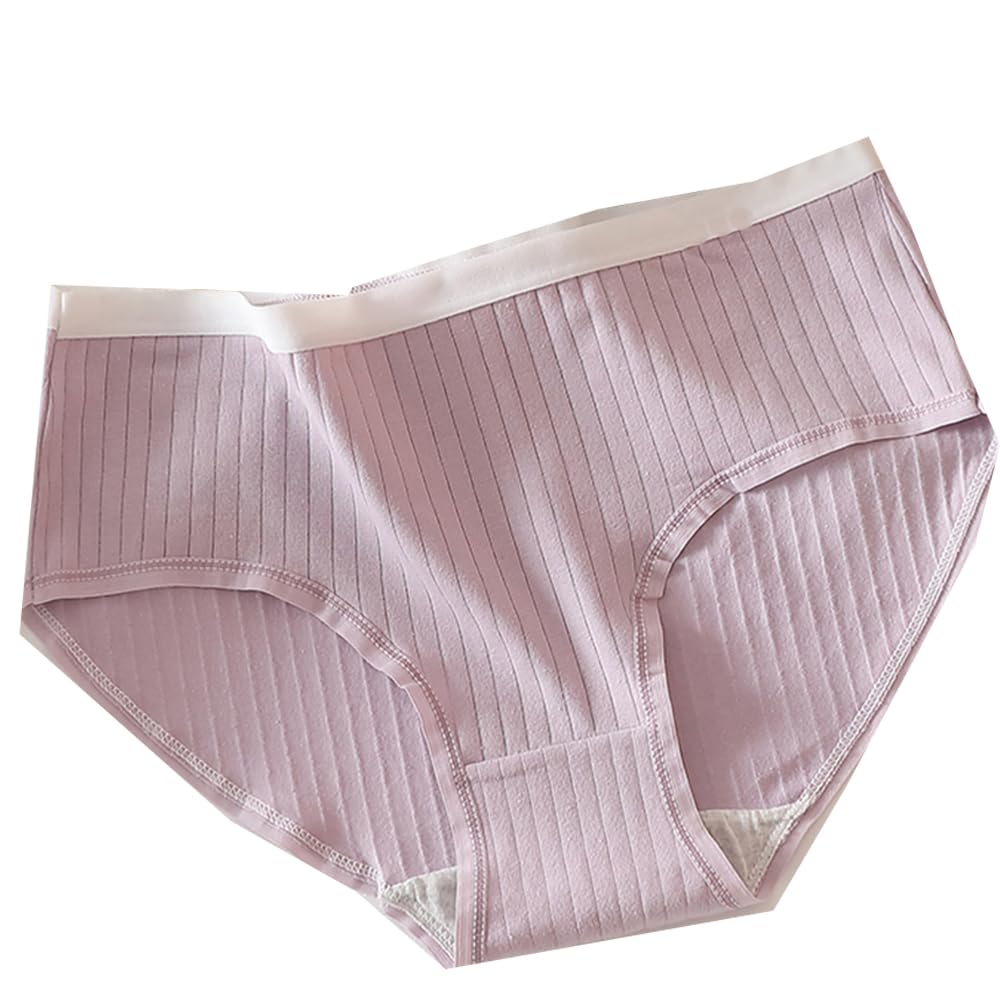 【送料無料】[ARIALK] ショーツ レディース 伸縮性 パンツ 下着 女性用 色：パープル、サイズ：L