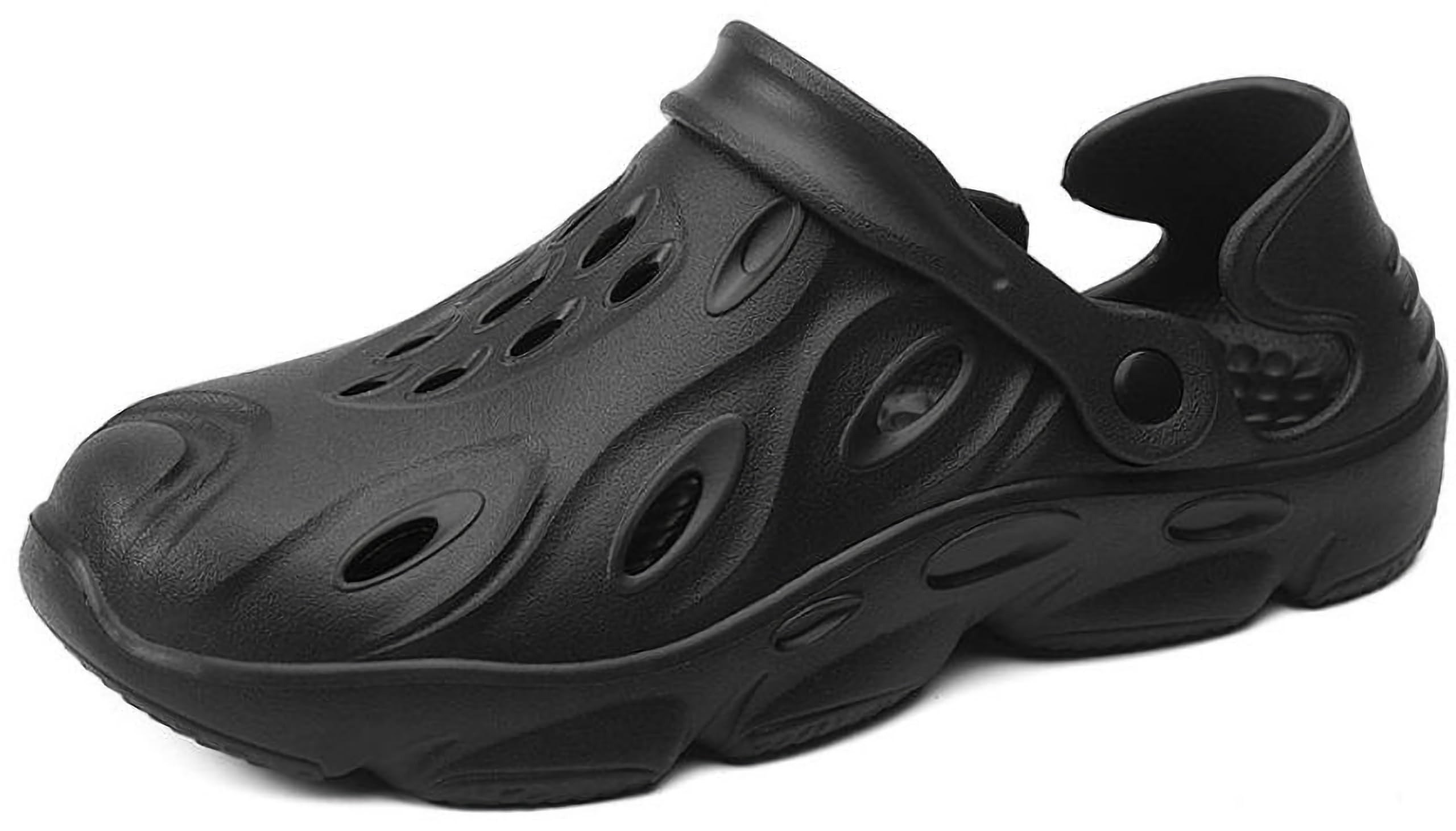 【送料無料】[emptio] [エンプティオ] クロッグ サンダル バックストラップ サボ 外履き スポーツ アウトドア かかと付き 快適 メンズ 色：マーリーブラック、サイズ：LL