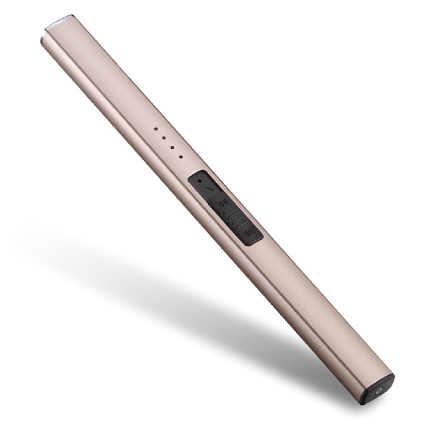 【送料無料】USK STORE 電子ライター USB 充電式 プラズマライター usb充電式 キャンドル 点火用 アロマキャンドル BBQ ローソク 線香 色：ローズゴールド