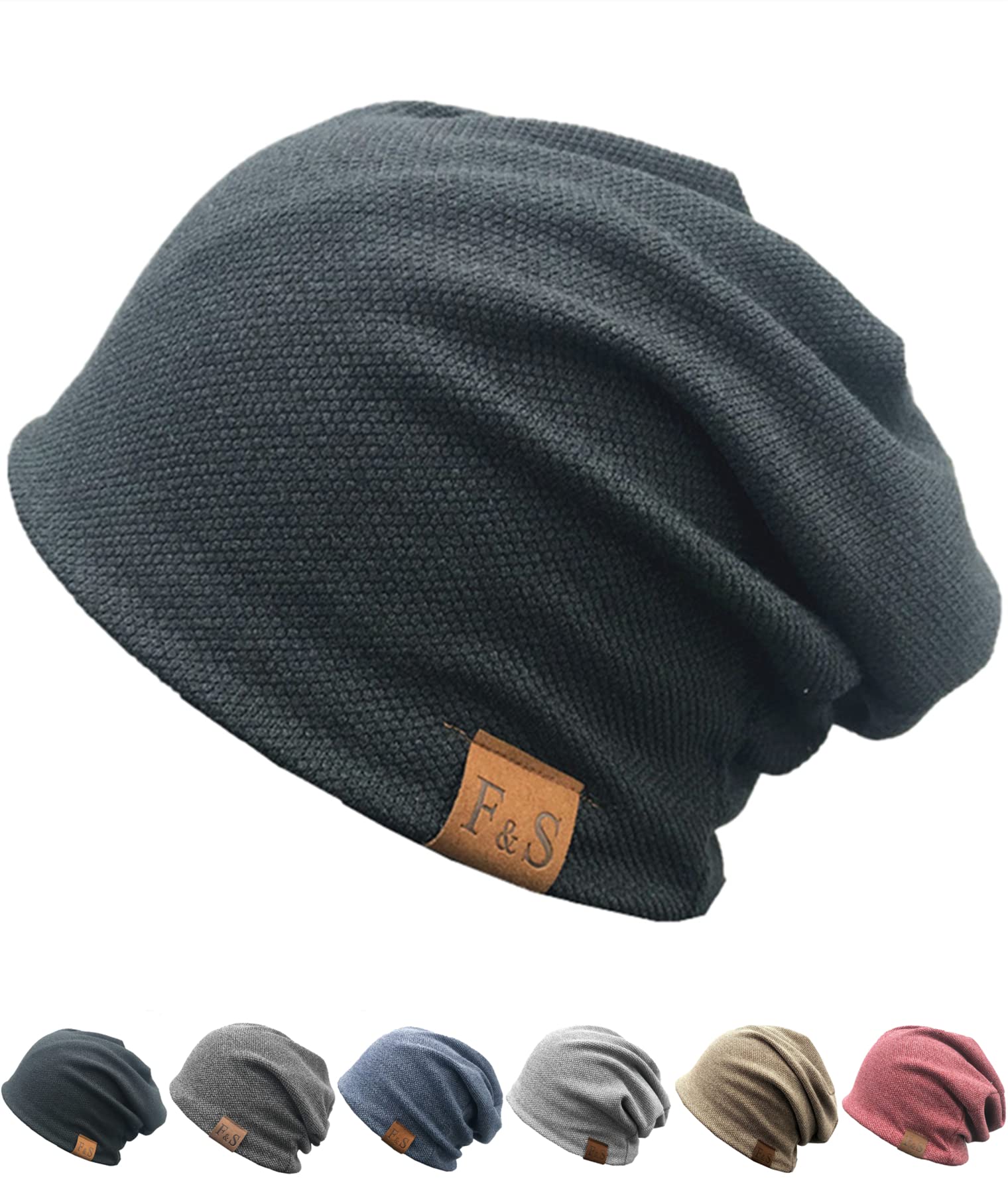 【送料無料】[SUBTRY] ニット帽 春夏秋『お肌に優しい綿素材/通気吸汗/大きいサイズ/2層構造』メンズ ..