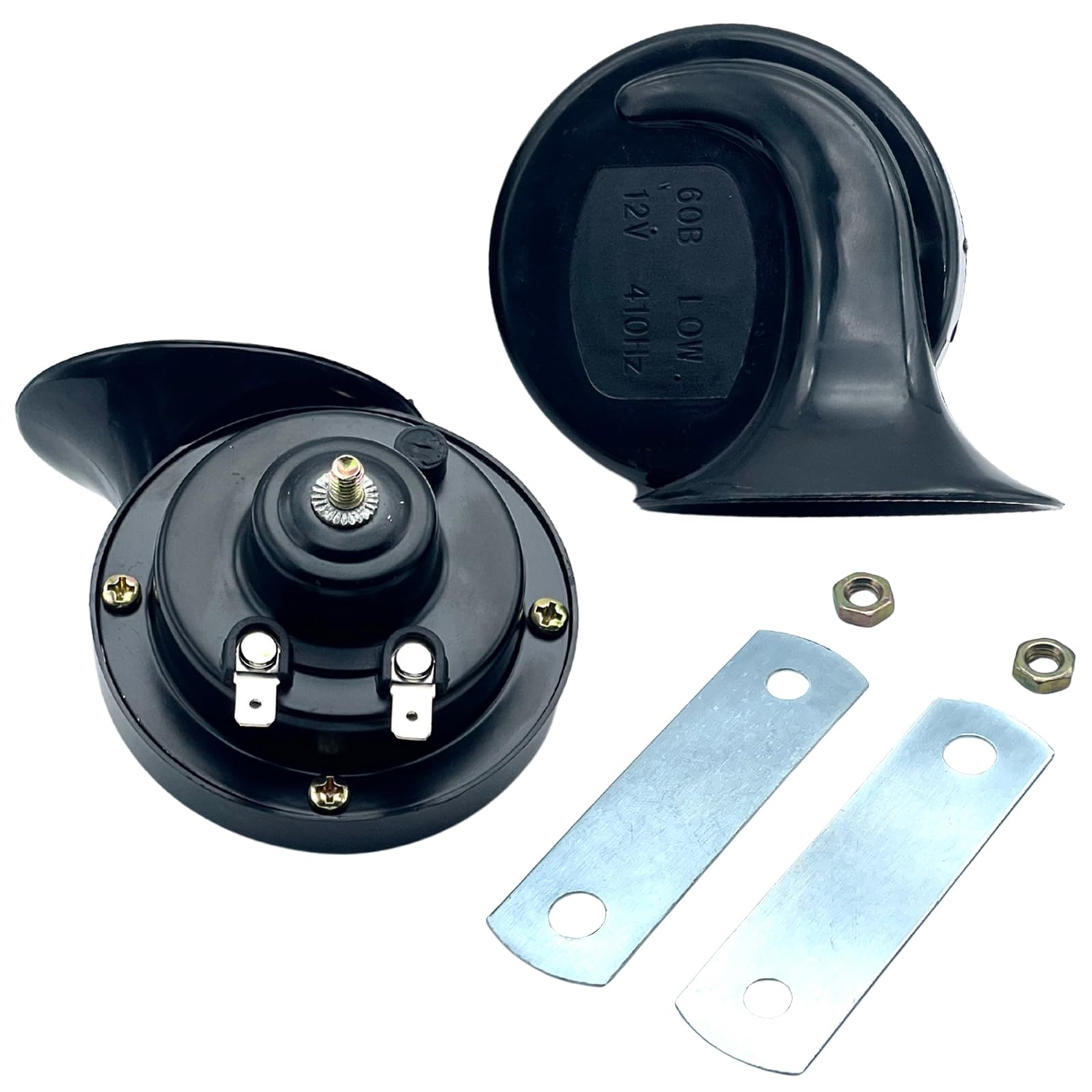 【送料無料】TIGRE BLANC 汎用 電子 ホーン クラクション ヨーロピアン 爆音 510Hz 410Hz 110db 車 バ..