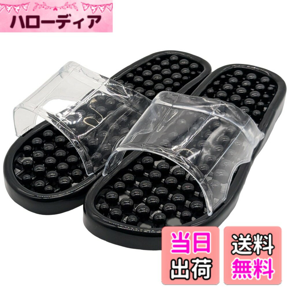 【送料無料】[APOSITV] ベランダ サンダル レディース 速乾 水切り バスルーム トイレ 穴あき 長持ち 色：ブラック、サイズ：M