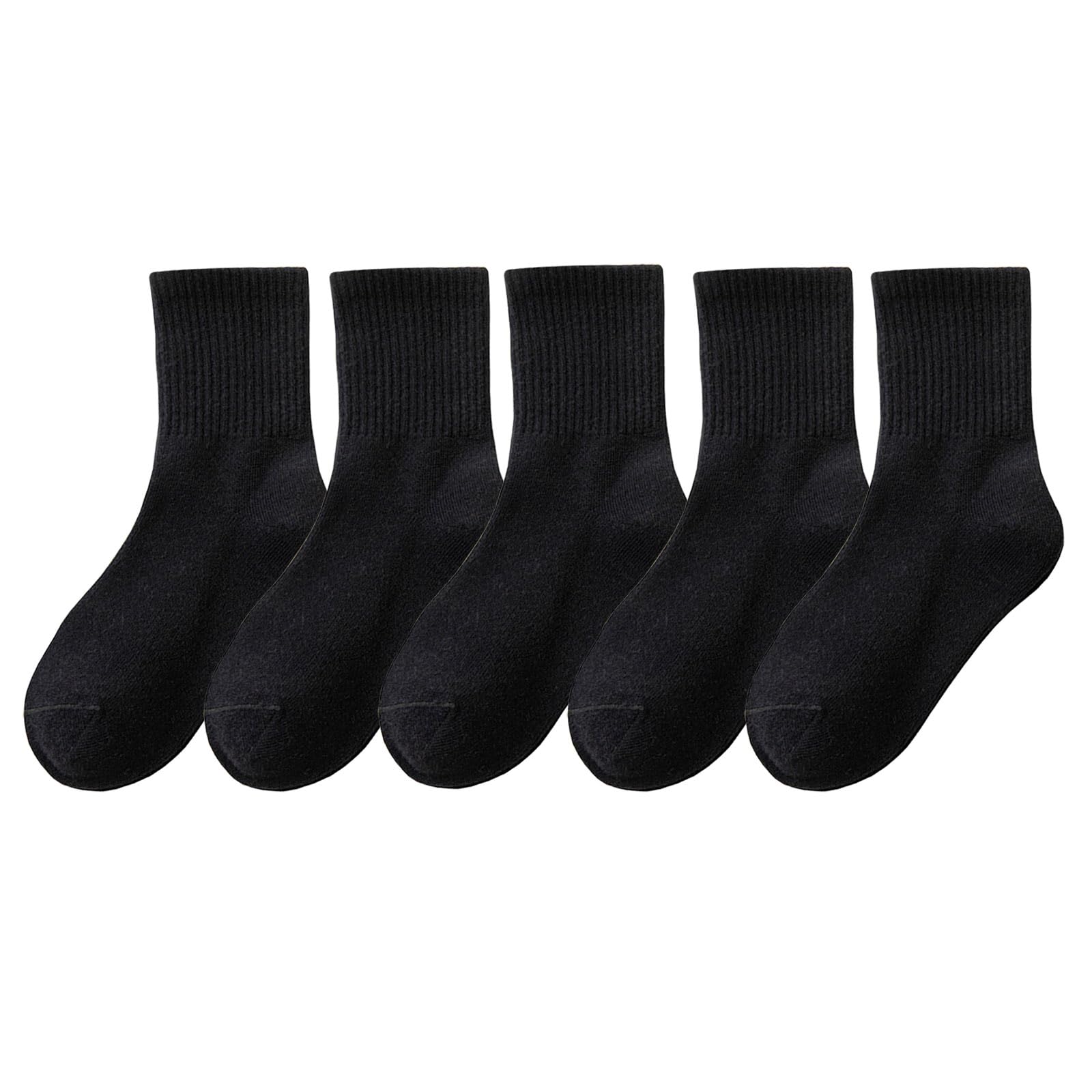 【送料無料】[konamiya] 靴下 キッズ 学校指定 スクールソックス 白 5足セット 男の子 女の子 クルー丈..