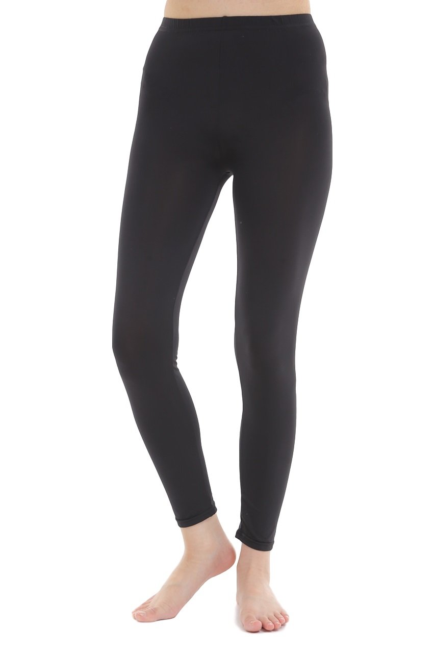 【送料無料】[Liapom] 涼感 UV加工 レギンス 接触冷感 吸水速乾 サラサラ快適 夏用 スパッツ レディース 色：a【10分丈 M-L】、サイズ：Free Size