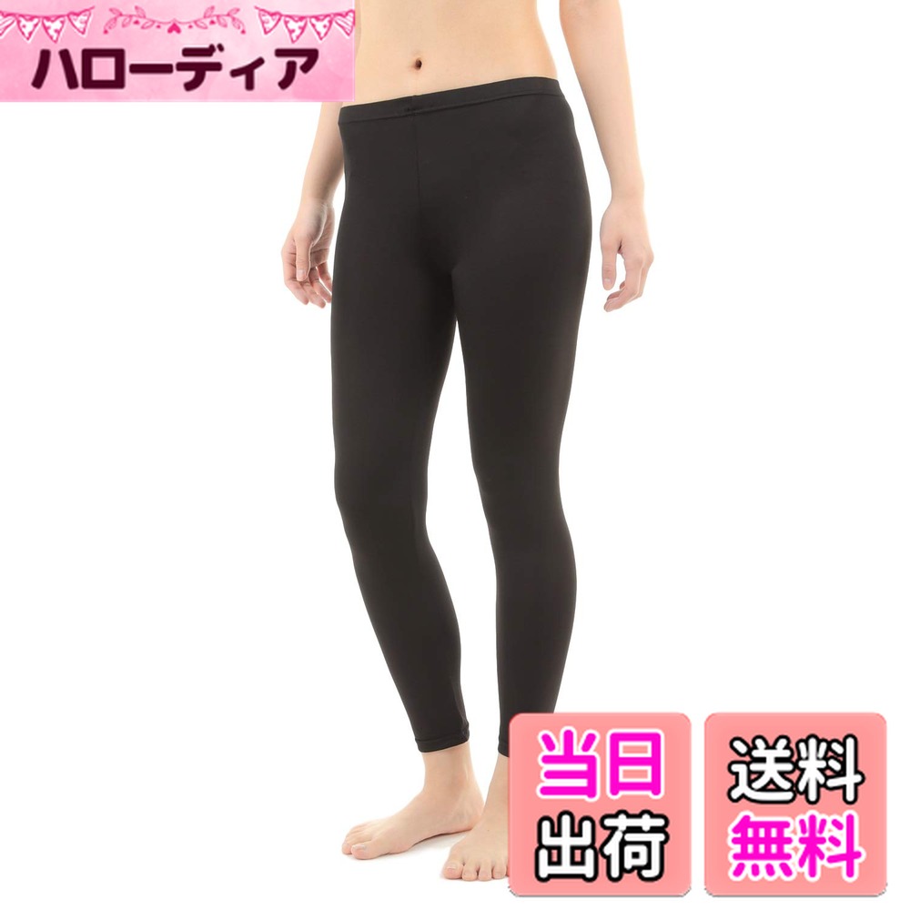 【送料無料】[onion cross] サラサラ レギンス UVカット 接触冷感 吸水速乾 スパッツ レディース 色：10分丈、サイズ：L-LL