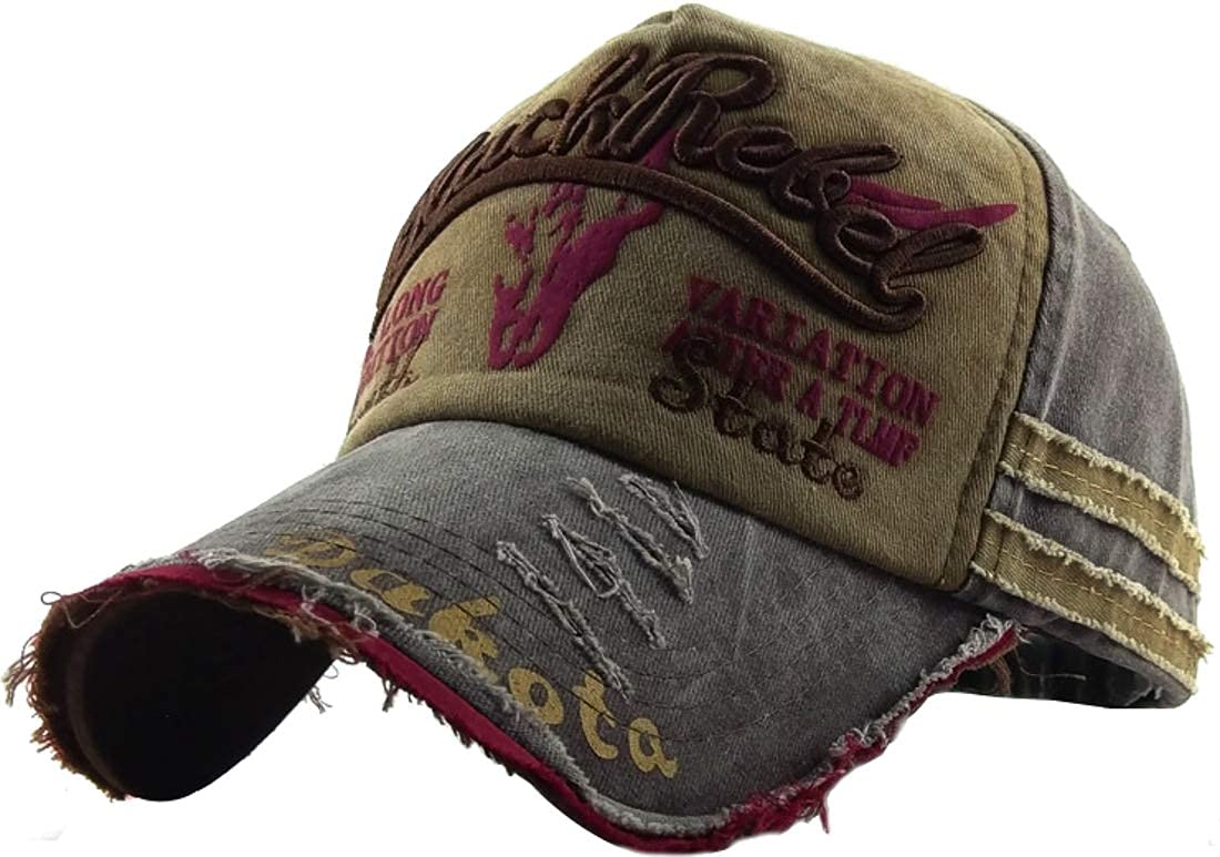 【送料無料】[Laquest] （ラクエスト） ダメージ アメカジキャップ 野球帽 ユニセックス（メンズ／レデ..