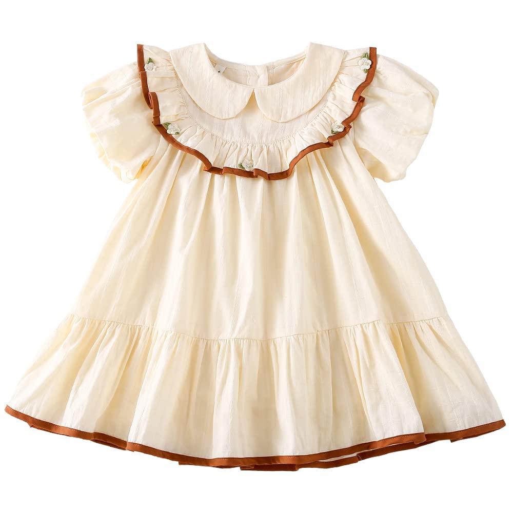 【送料無料】[Baby Nest] ベビー服 ワンピース 女の子 ドレス レース 半袖 チュールスカート 赤ちゃん..