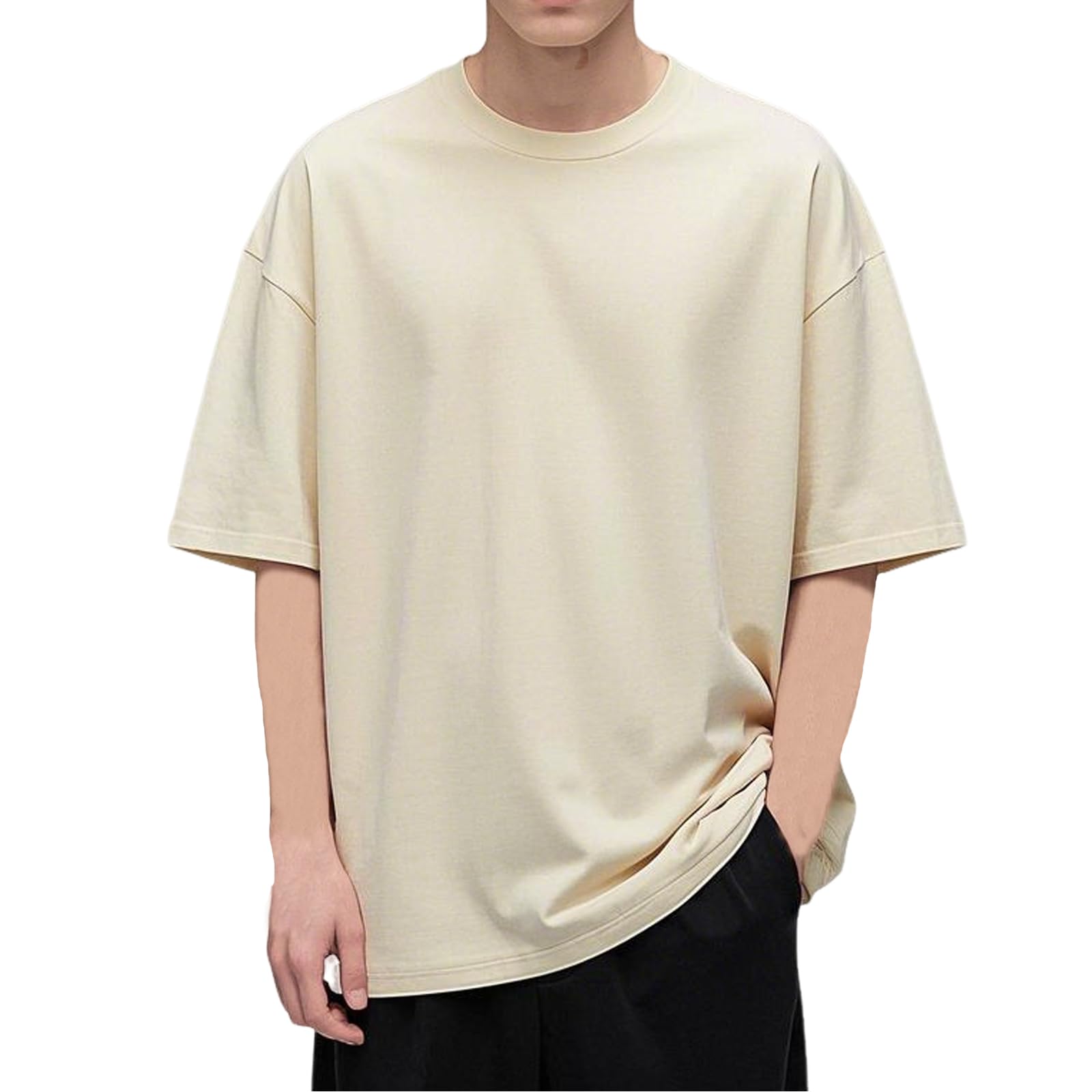 商品情報商品の説明主な仕様 【ご注意点】サイズの参照：M=日本XS、身長の目安:155-170cm、体重:40-55kg。L =日本S、身長の目安:160-175cm、体重:55-60kg。 XL =日本M、身長の目安:165-180cm、体重:60-70kg。2XL =日本L、身長の目安:168-185cm、体重:70-80kg。3XL =日本XL、身長の目安:170-190cm、体重:80-85kg。【高品質なコットン】季節を問わず一年を通じて使いやすい、生地が柔らかくて、肌にやしい綿100％のtシャツです。速乾性、通気性と防臭性に優れた生地を使用しているため、汗を素早く吸収し、サラッと快適な着心地を保ち。【ビッグシルエット】程よい「抜け感」を演出するビッグシルエットデザインが特徴のオーバーTシャツです。肩の力を抜いたリラックス感の中にも、大人らしい上品さを感じさせる一枚。日常使いからカジュアルやスポーツシーン、ビジネスフォーマルな場面まで、どんなシーンでも活躍します。【多彩なカラーバリエーション】シンプルなデザインは、幅広いスタイルにマッチし、スタイリッシュでクールな印象を与えます。定番カラーからトレンドカラーまで幅広く展開されており、組み合わせるボトムス次第でさまざまなスタイルを楽しむことができます。丁重に声明する：購入後30日以内に、ご不満があった際は、返品・対応いたします。弊社が数年前から服を販売していますが、 弊店にすべての商品は実物をそのままで撮影したので、ご安心して買いていただくようお願い申し上げます 。