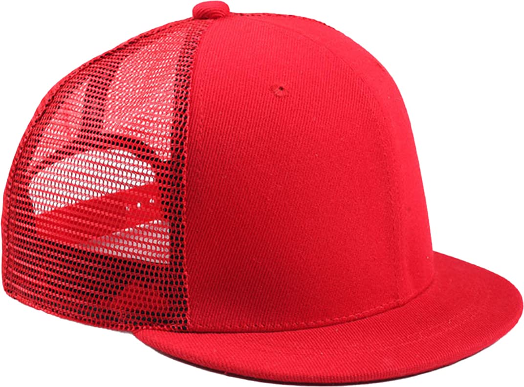 【送料無料】[Laquest] （ラクエスト） 平つば 短つば メッシュ ベースボールキャプ ツバの短い キャッ..