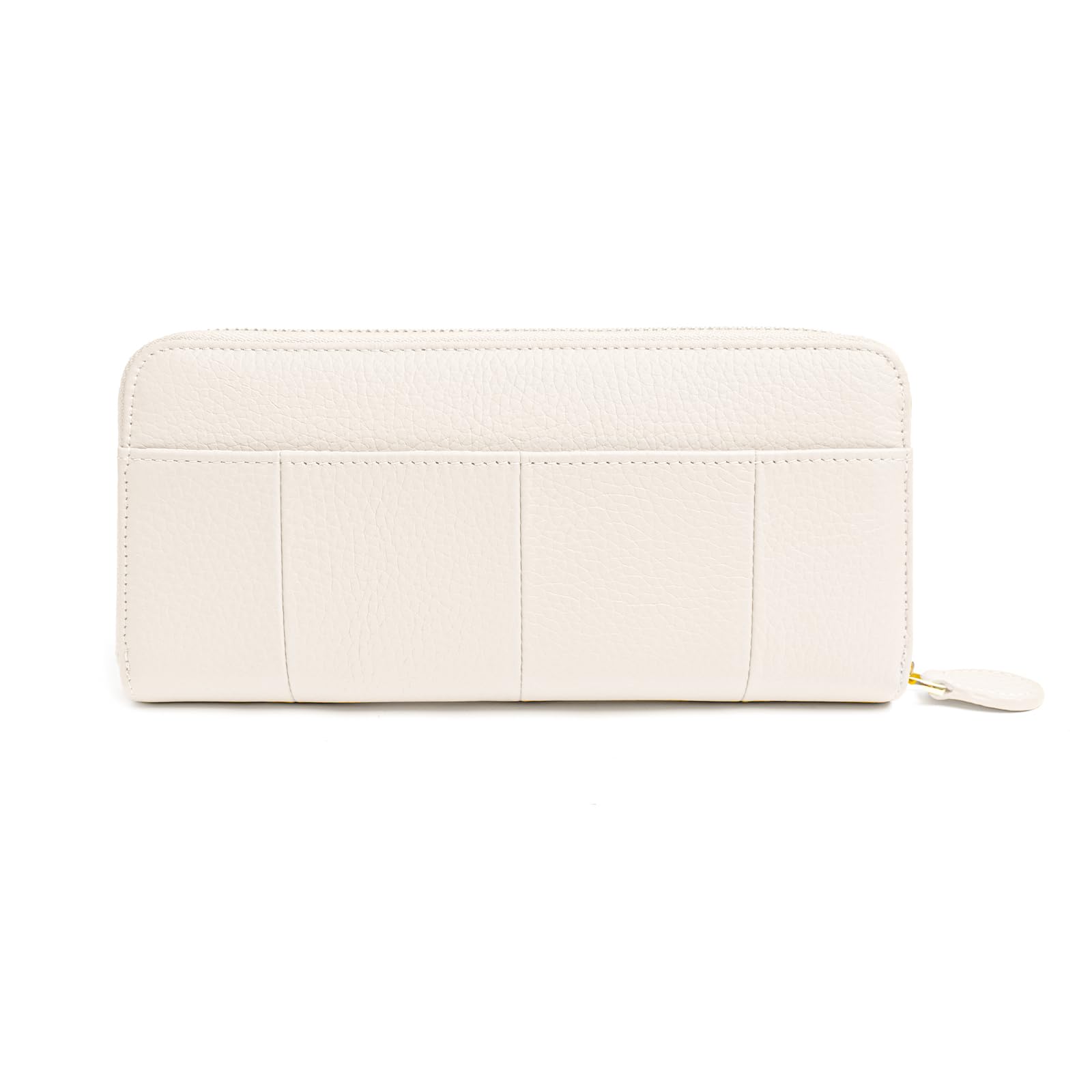 商品情報商品の説明主な仕様 【コインスルー式の便利な仕分け｜一瞬で整理整頓】 レジ前での支払いがもっとスムーズに。コインスルー式の小銭入れは、小銭とレシートを同時にポイっと入れるだけで自動で仕分け完了。大きく開くデザインで、中身が一目瞭然。最大20枚のコインも見やすく、取り出しやすい設計です。面倒な整理整頓の手間から解放され、ストレスフリーな会計が実現します。【充実した収納力｜すべての持ち物がひとまとめ】 お札×10〜15枚、カード×18枚（ジャバラ部分10枚+カードスロット8枚）、コイン×15〜20枚がしっかり収まる大容量設計。さらに、フリーポケット×2、外ポケット×1も備わっており、パスポートや通帳、領収書なども楽々収納できます。180度大きく広がる構造で中身がすぐ確認でき、カードはじゃばら式で整理整頓も簡単。取り出しやすさを考慮した、使い勝手の良いデザインです。【本革の高級感と耐久性｜長く使える一品】 高品質な本革を採用。手に取るたびに感じる滑らかな手触りと上品な艶感が魅力です。内側にはナイロンとマイクロファイバー素材を使用し、しなやかさと耐久性を兼ね備えています。ファスナー部分も厳選されたものを使用しており、開け閉めがスムーズ。毎日の使用にも耐えうる頑丈な作りです。【使い勝手の良いサイズ｜すぐ取り出せる安心感】 サイズは縦9.8cm × 横20cm × 厚み3cm、重さ245gと持ち運びに最適な大きさで、バッグの中でもかさばらずスマートに収まります。外ポケット付きで、ファスナーを開けずにICカードや交通カード、チケットなどをサッと取り出せます。特に通勤や買い物のシーンで大活躍。手間をかけず、スムーズなアクセスが可能です。【洗練されたデザイン｜シンプル＆エレガント】 上質な本革とシンプルなデザインが、どんなシーンにもマッチ。エレガントな雰囲気を纏い、手元を美しく演出します。選べる豊富なカラー展開で、自分好みのスタイルを選んでください。使うほどに手になじみ、経年変化も楽しめる一品です。