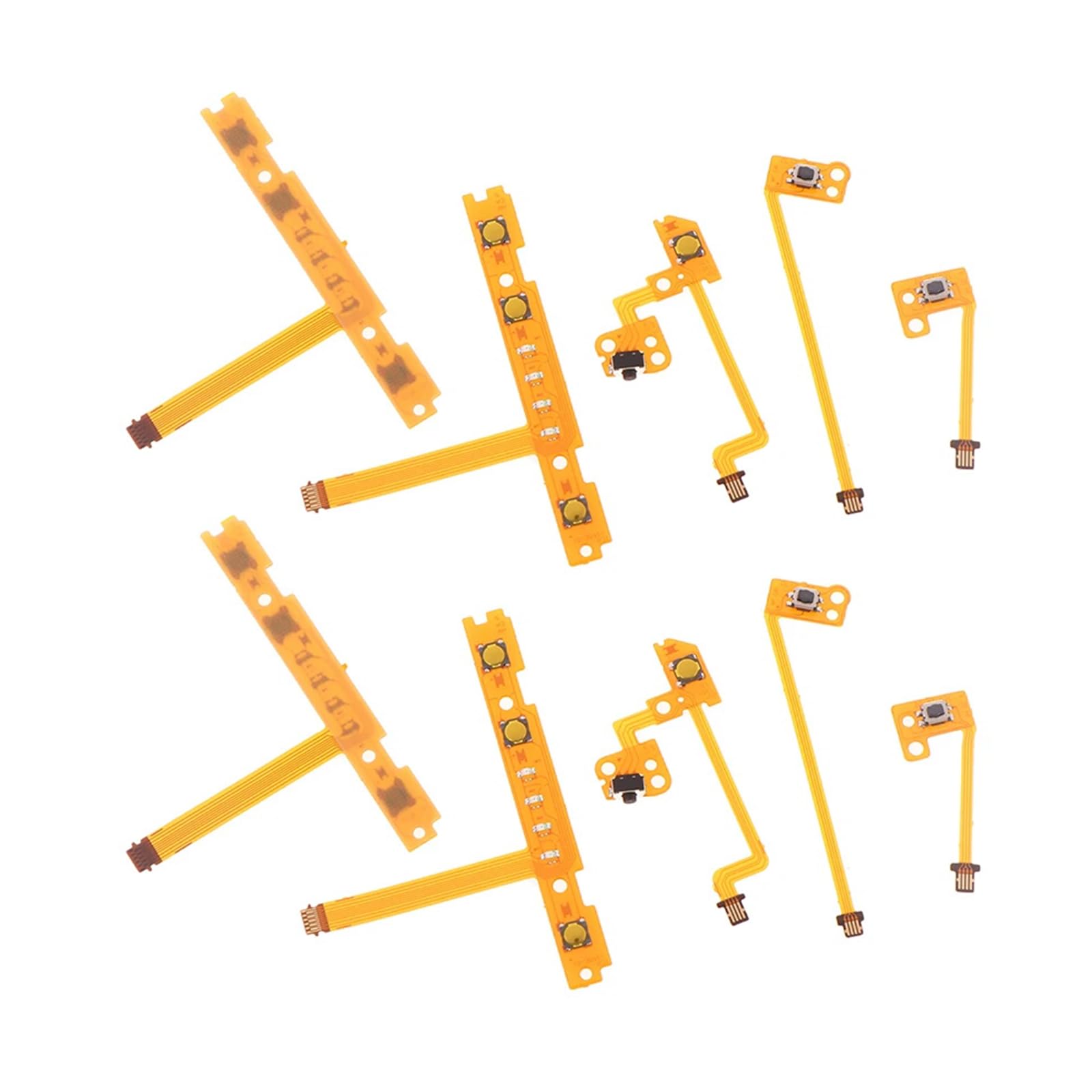 【送料無料】交換部品 joycon SR LRボタン 交換用配線 FPC ボタンキーフレキシブル基板 ニンテンドースイッチ NS 色：SR＆LR＆L-＆ZL＆ZR)