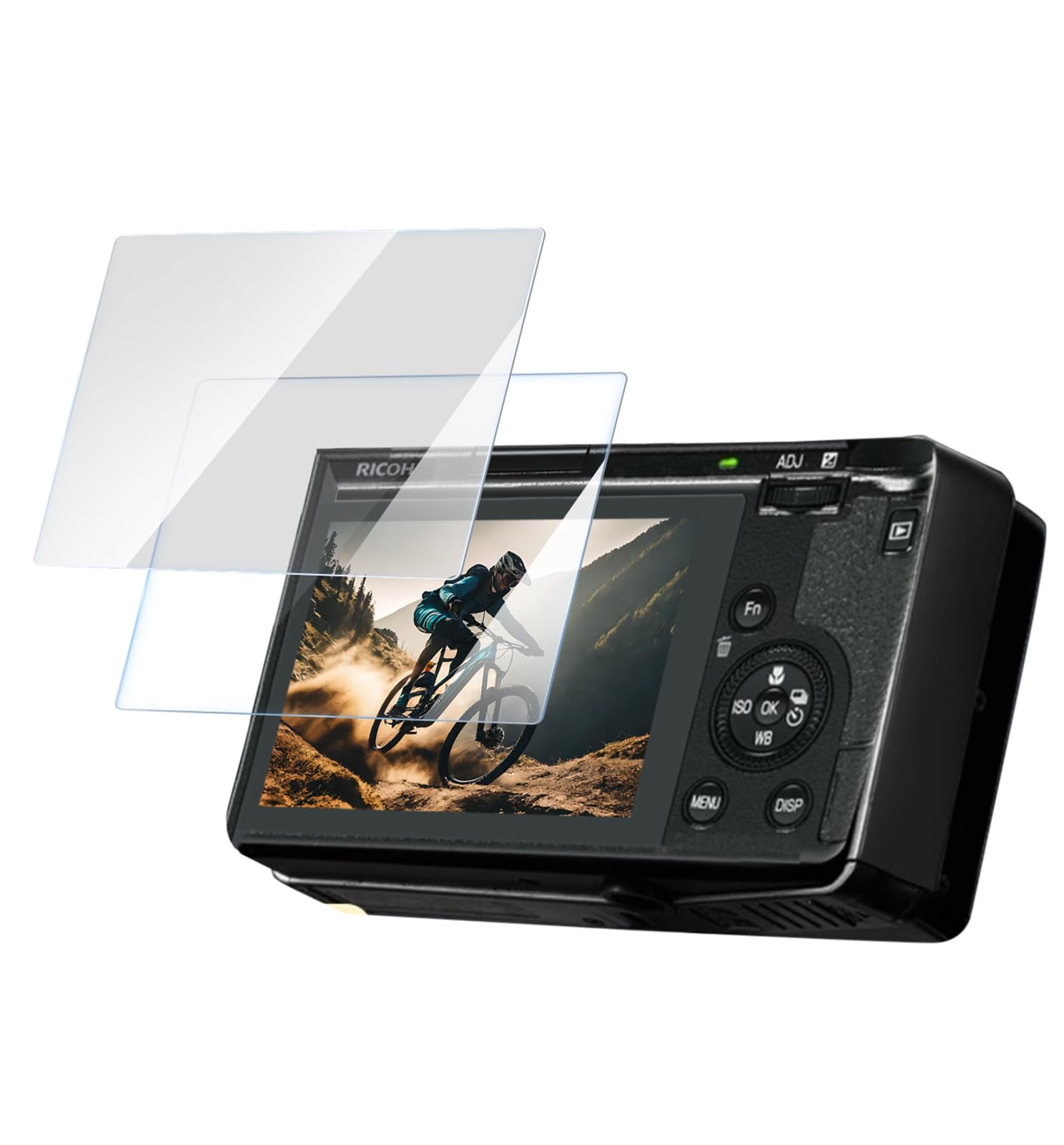 ������̵����Yullmu Ricoh GR IIIX/GR III �ݸ�ե���� 9H���� �������饹�ե���� GR3 / GR3X �վ��ݸ�ե���� ��ˢ�ɻ�...