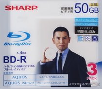 ������̵����SHARP Ͽ���ѥ֥롼�쥤�ǥ����� BD-R 50GB(2��) 1-4��®�б� 1��Ͽ���� ���󥯥����åȥץ���б� 3������ VR-50BR3