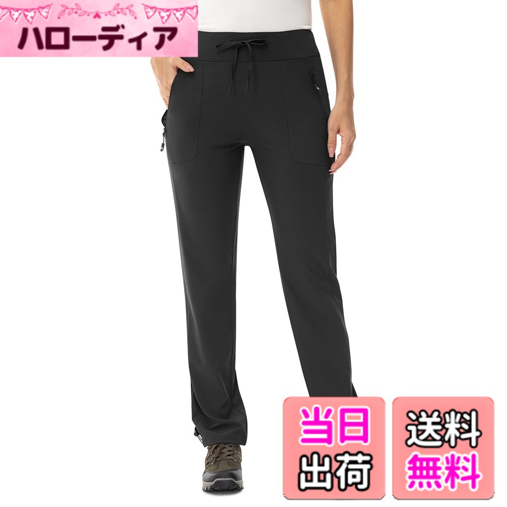 【送料無料】[Gopune] レディース 登山 パンツ 撥水加工 ハイキングパンツ 速乾 アウトドアウェア ズボン 軽量 ジョギングパンツ カジュアル 運動着 春秋夏用 色：ダックグレー、サイズ：L