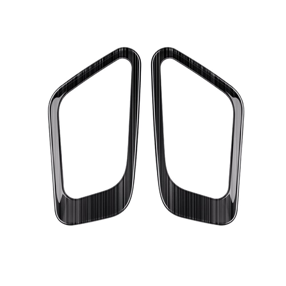 【送料無料】日産ノート E13 オーラ FE13 e-POWER（eパワー） サイドダクトパネル エアコン吹き出し口 アクセサリーステンレス製 (ブラックヘアライン)