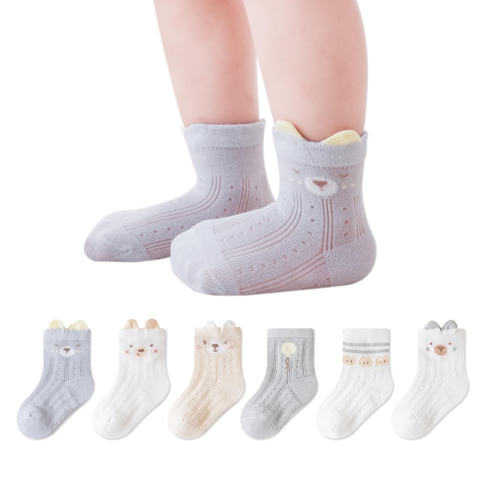 【送料無料】[HAYAHARU] 子供ソックス キッズ 靴下 メッシュ 赤ちゃん靴下 柔らかい 男の子 女の子 幼..