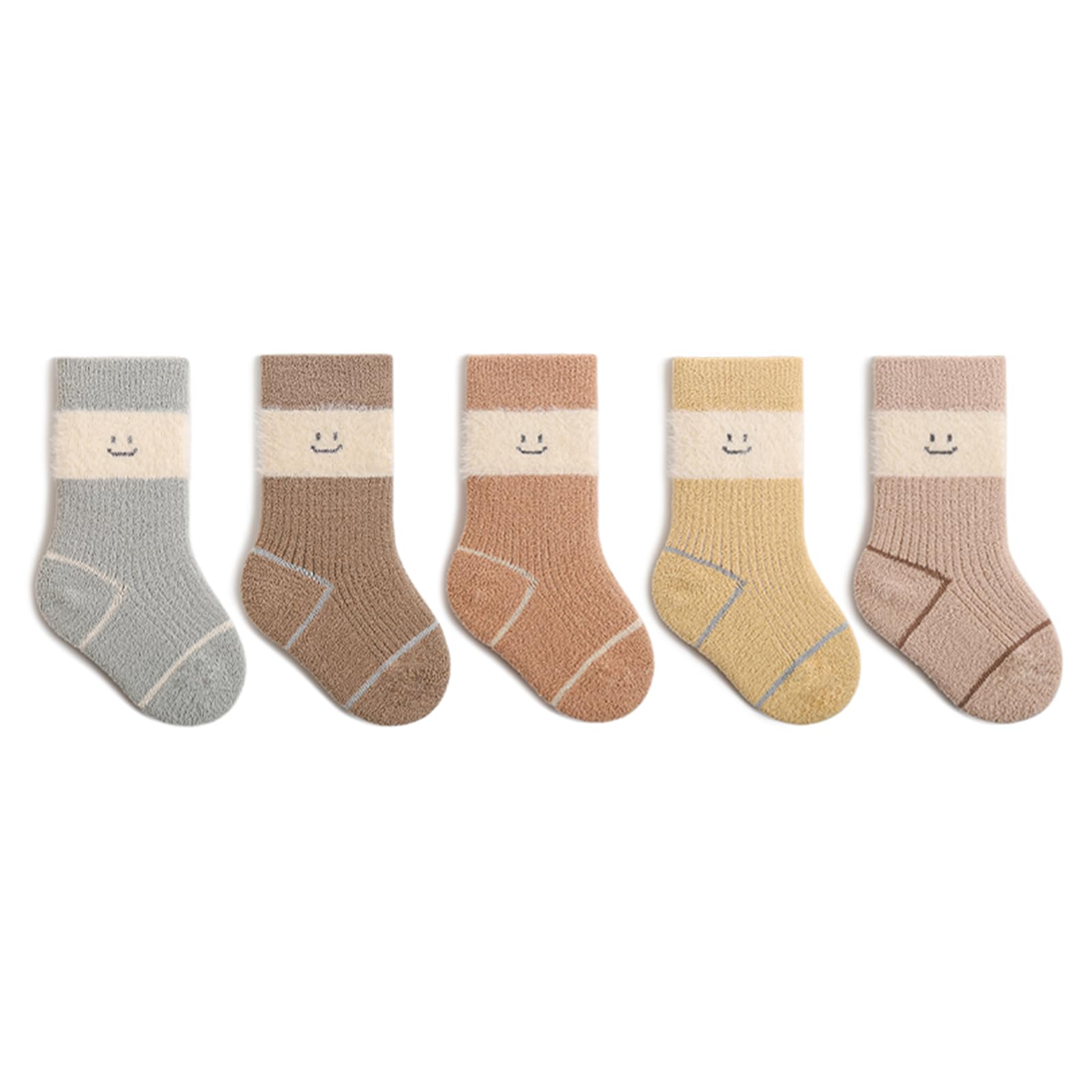 【送料無料】[HAYAHARU] ベビー 靴下 可愛い 厚手 冬 赤ちゃん靴下 ベビー ソックス もこもこソックス ..