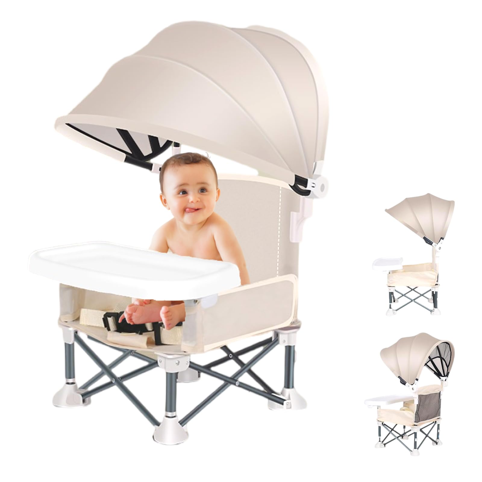 【送料無料】Little Bean ベビー テーブルチェア 折りたたみ 軽量 ベビー椅子 赤ちゃん 子供 キッズチ..