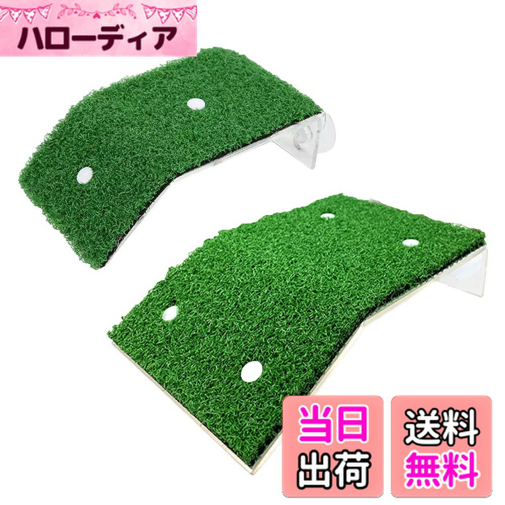 【送料無料】TOMMYFIELD 浮島 浮き島 亀 人工芝 芝 休憩 日光浴 吸盤 爬虫類 日なたぼっこ 2個 色：2個