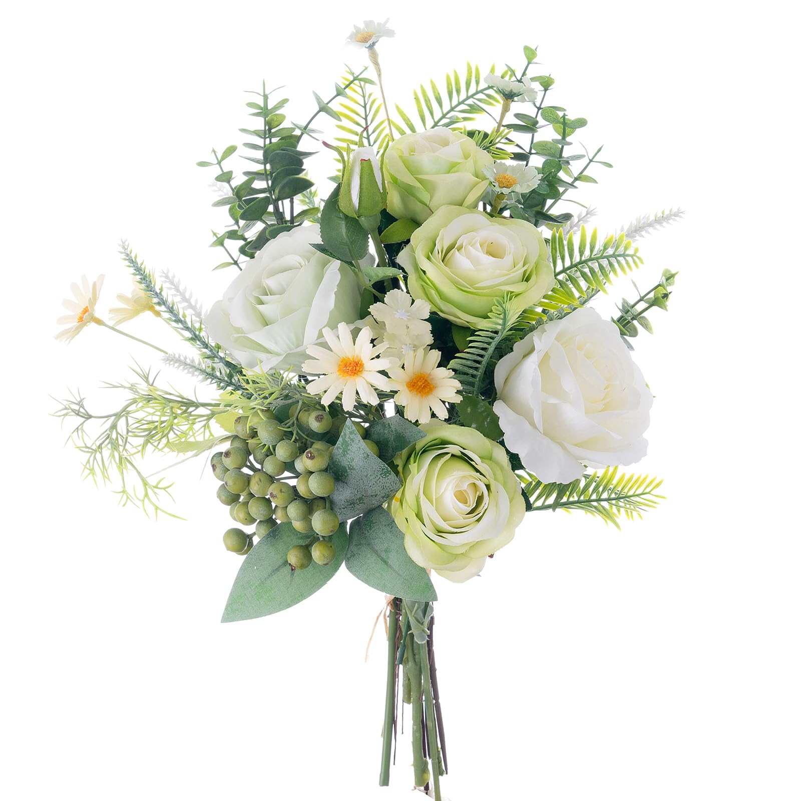 【送料無料】WillingYou 造花 ブーケ ウェディングブーケ 花束 バラ 実 デイジー キレイ おしゃれ 枯れ..