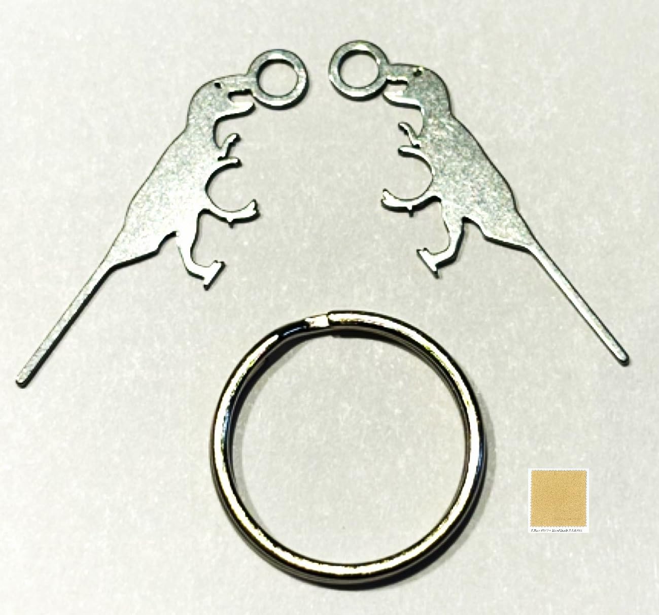 【送料無料】Sound Wave MONO Pro【 かっこいい Gyao 型 SIMピン 】 怪獣 折れにくい ステンレス製 使いやすい 強い 恐竜 デザインの SIMカード リリースピン King of the Monster 携帯 スマホ 対応 部品 グッズ アクセサリー SIMカードスロット取り出しピン サイズ：2本