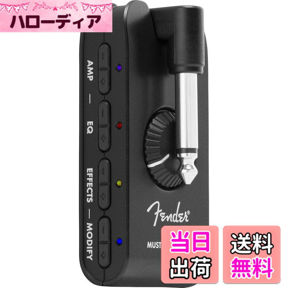 【送料無料】Fender ギター&ベース用ヘッドフォンアンプ MUSTANG MICRO ブラック 色：ブラック