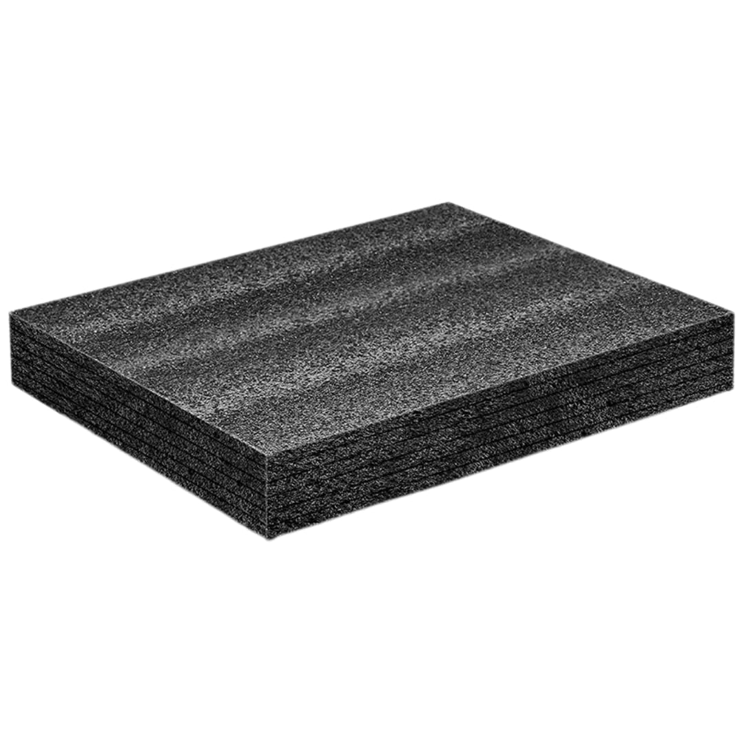 【送料無料】RekiLife ブロッククッション 緩衝材 ポリエチレン スポンジ ブラック 40cm x30cm x5cm 色..