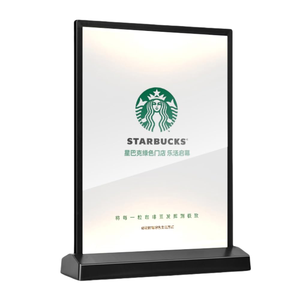 【送料無料】SVIAO LED サインホルダー 発光メニュースタンド A4 LEDライトボックス デスクトップ 広告..