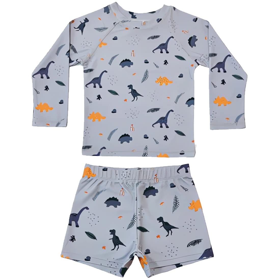 【送料無料】KALAVILA キッズ 水着 男の子 3点セット 長袖ラッシュガード スイムパンツ 帽子 子ども用..