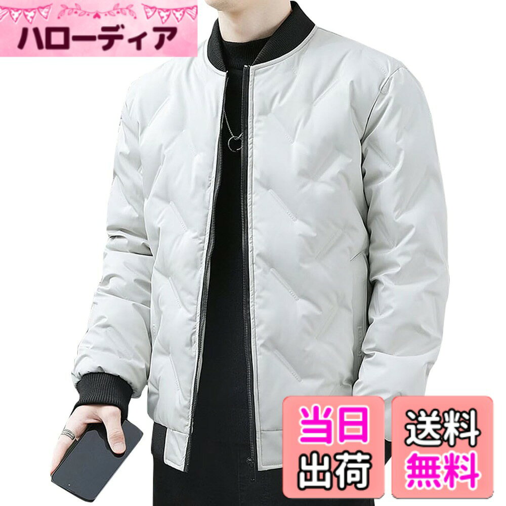 【送料無料】[Bligo] ダウンジャケット メンズ 冬服 中綿ジャケット アウター 立ち襟 ジップ ...