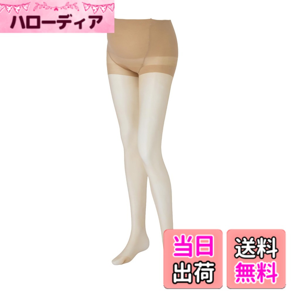 【送料無料】[犬印本舗] ストッキング なが-く使えるマタニティパンスト レディース 色：クリアベージュ、サイズ：M-L