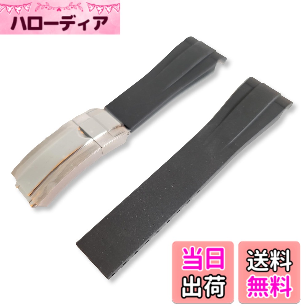 商品情報商品の説明説明 商品仕様 ： ・素材: ラバー ・時計側取付幅: 20ミリ ・バックル側幅: 16ミリ ・最厚: 6ミリ ・最薄: 3ミリ 高級感 ： 柔らかく高級感のある質感を持ちながら、耐久性にも優れた素材で日常使いに最適です。...