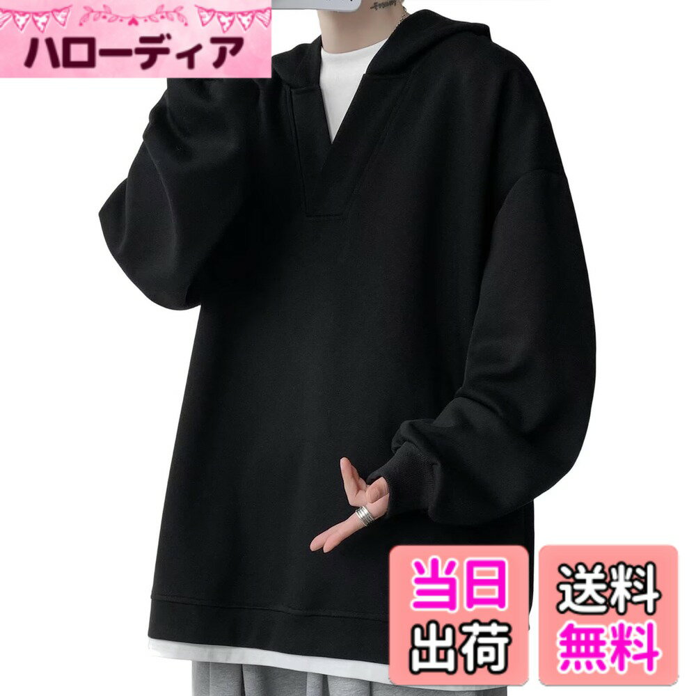 ������̵����[Bligo] ��� �ѡ����� ���� �Ť����� v�ͥå� L-8XL �礭�������� �͵� �ե��å���� ̵�� �����奢�� ��Ŭ �ץ륪���С� �ݼ�...