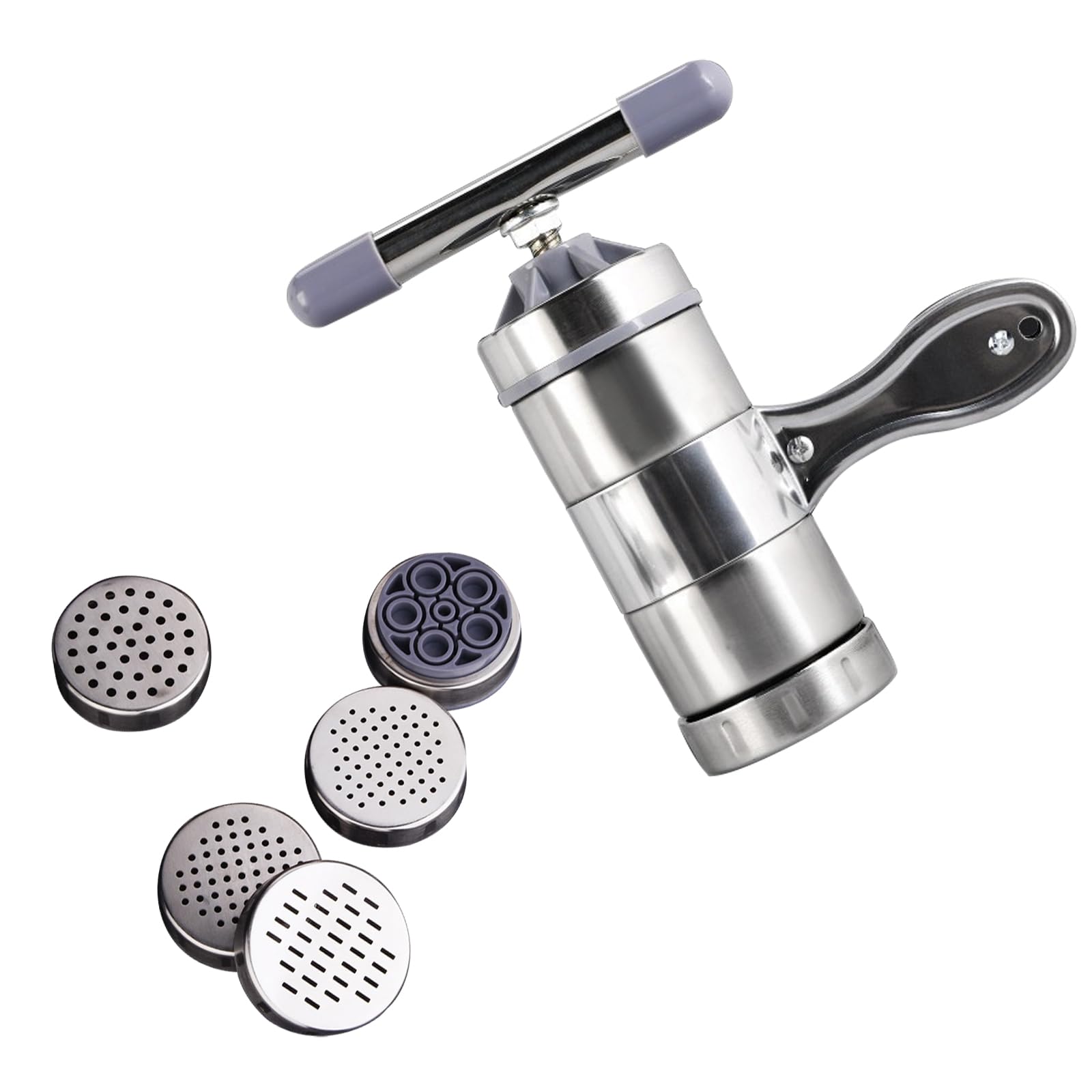 【送料無料】ステンレス製回転式押パスタマシーン 自宅で簡単に楽しく麺作り 3-5労働日に配送済み 色 ...