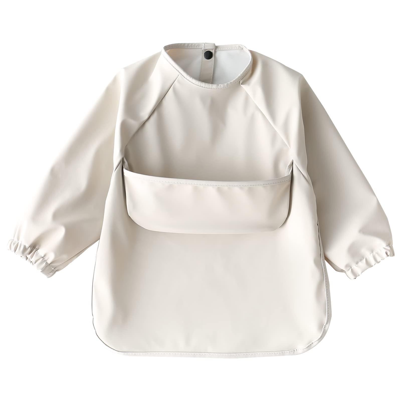 【送料無料】[GoUseGo] お食事エプロン 長袖 ベビー 食事用エプロン 男の子 女の子 袖付き 離乳食エプ..