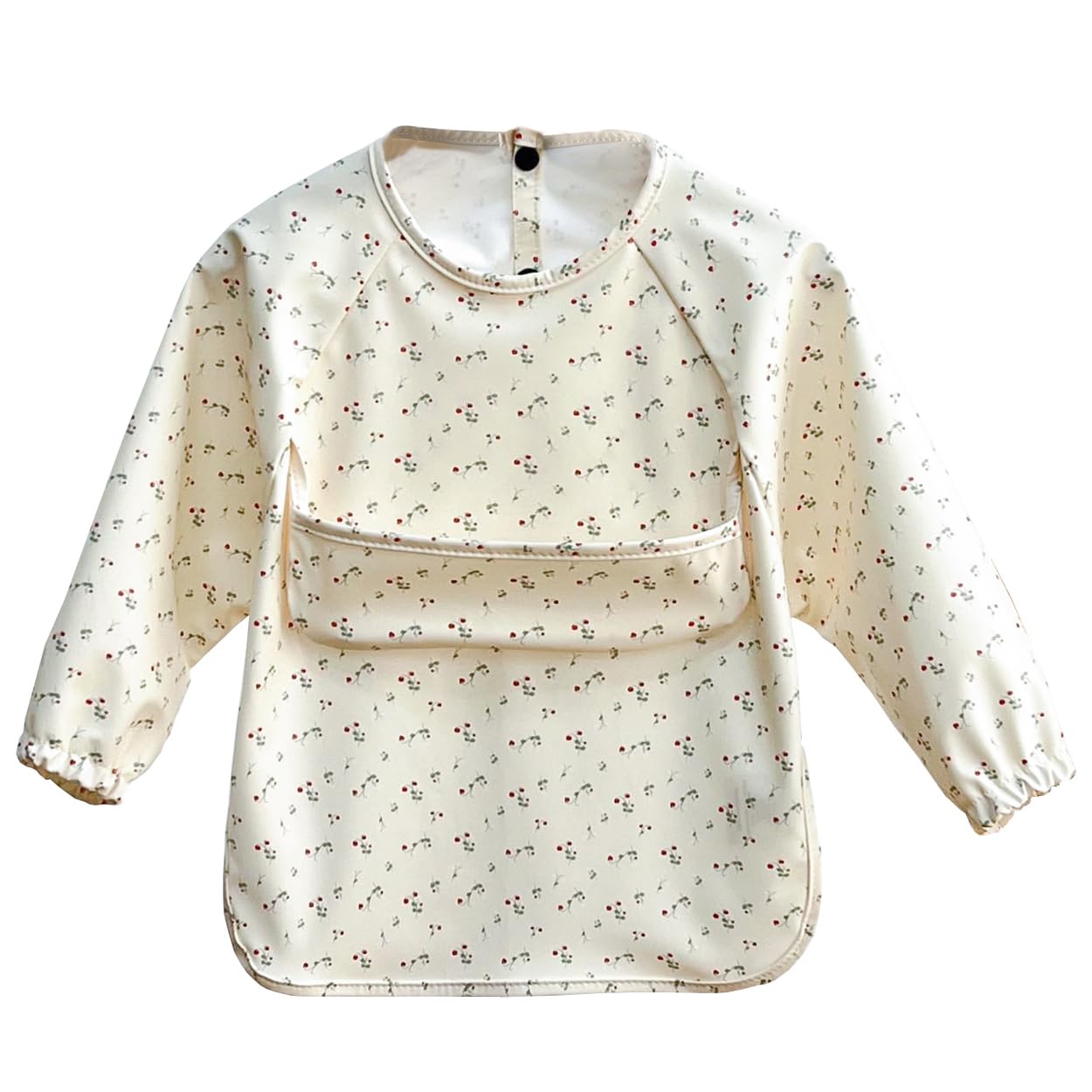 【送料無料】[GoUseGo] お食事エプロン 長袖 ベビー 食事用エプロン 男の子 女の子 袖付き 離乳食エプ..