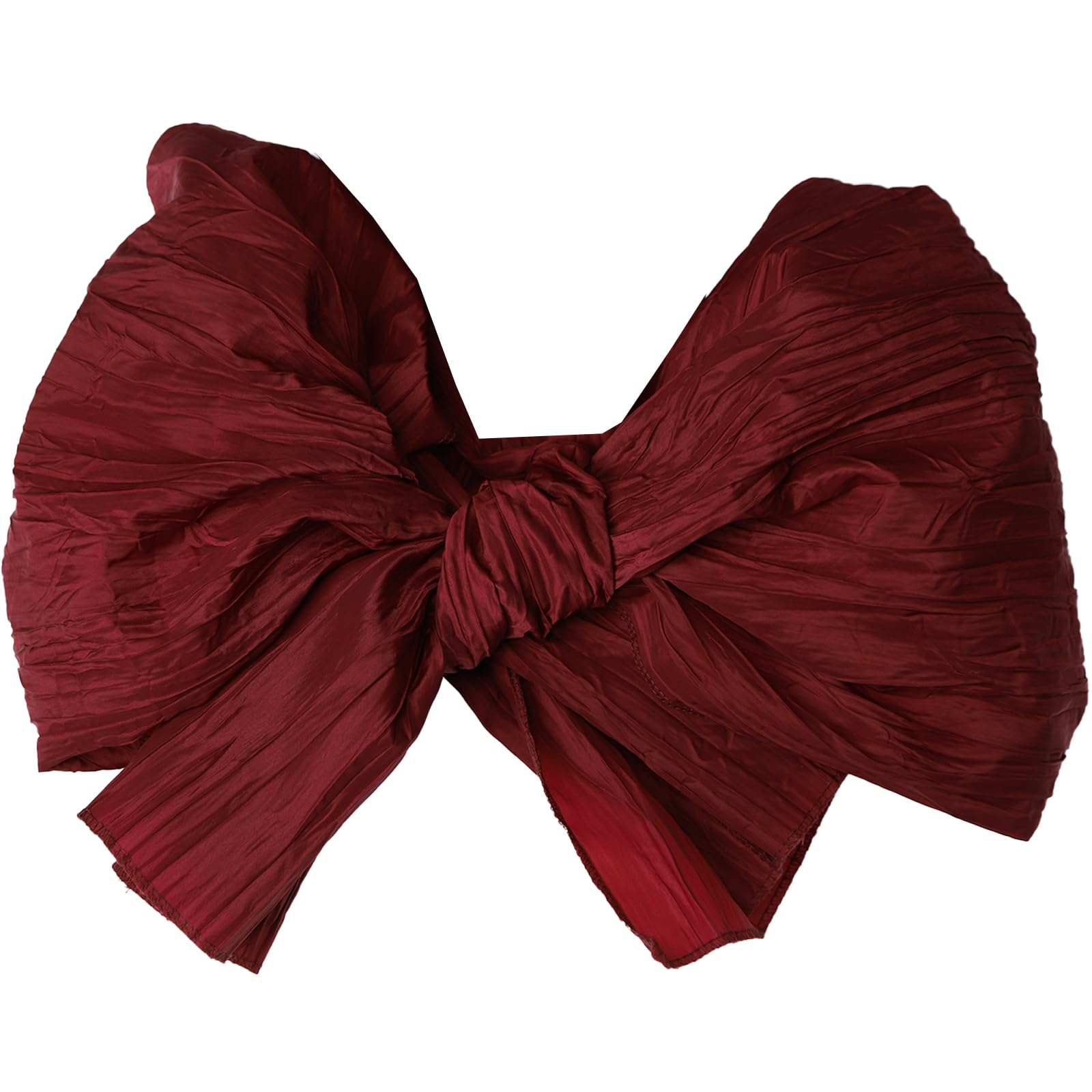 【送料無料】[TOuWA] しわ兵児帯 へこ帯 帯 無地 単色 大人用 メンズ 浴衣 色：ワイン