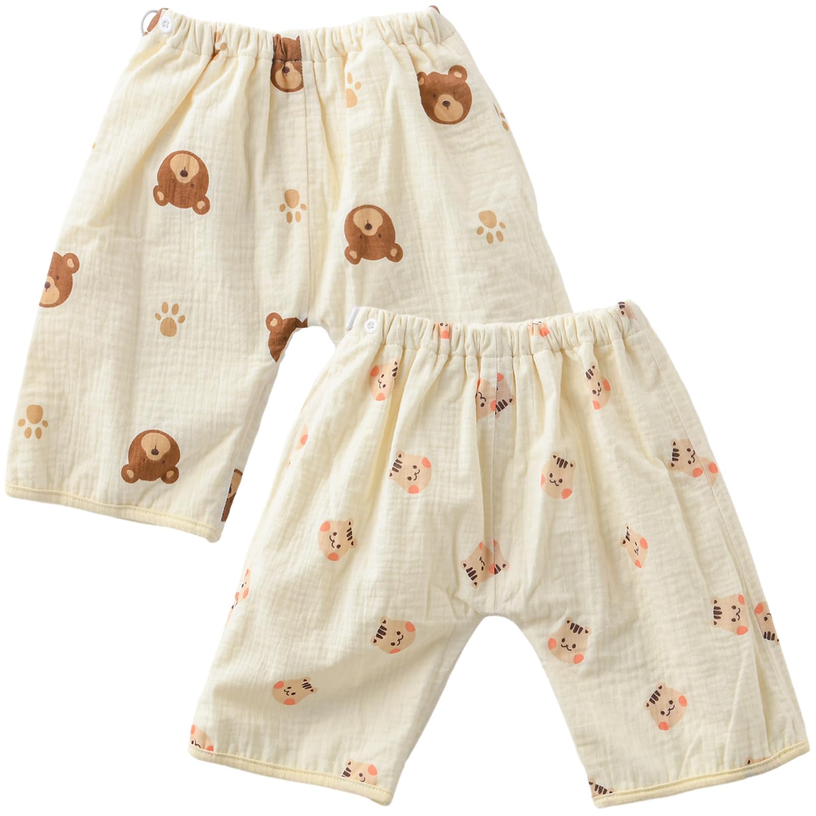 【送料無料】[GoUseGo] おねしょ ズボン 防水 2枚セット 4層構造 0歳-9歳 子供 おねしょパンツ 綿 通気..