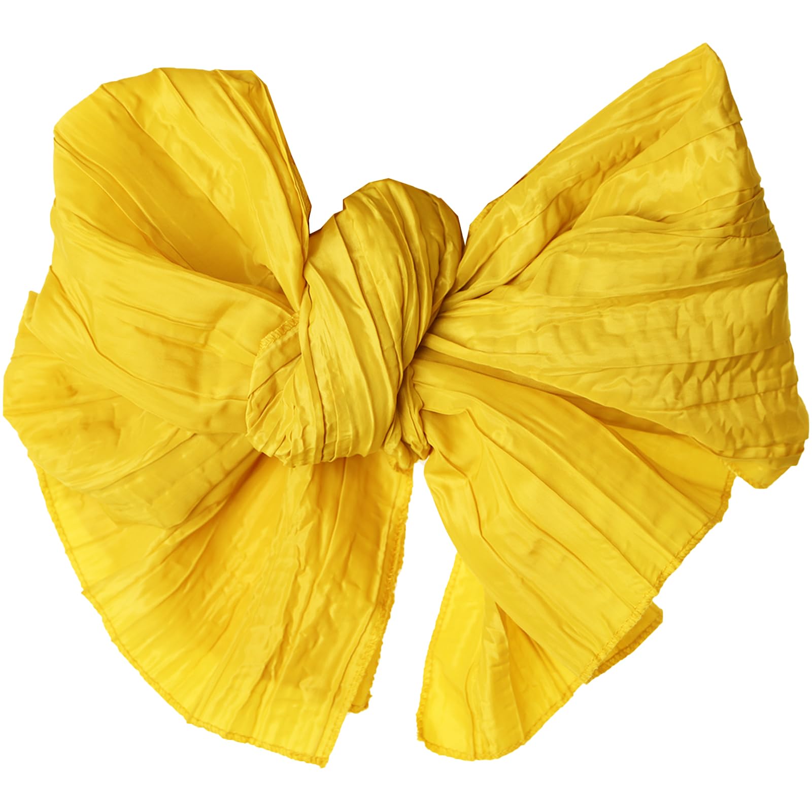 【送料無料】[TOuWA] しわ兵児帯 へこ帯 帯 無地 単色 大人用 メンズ 浴衣 色：淡黄