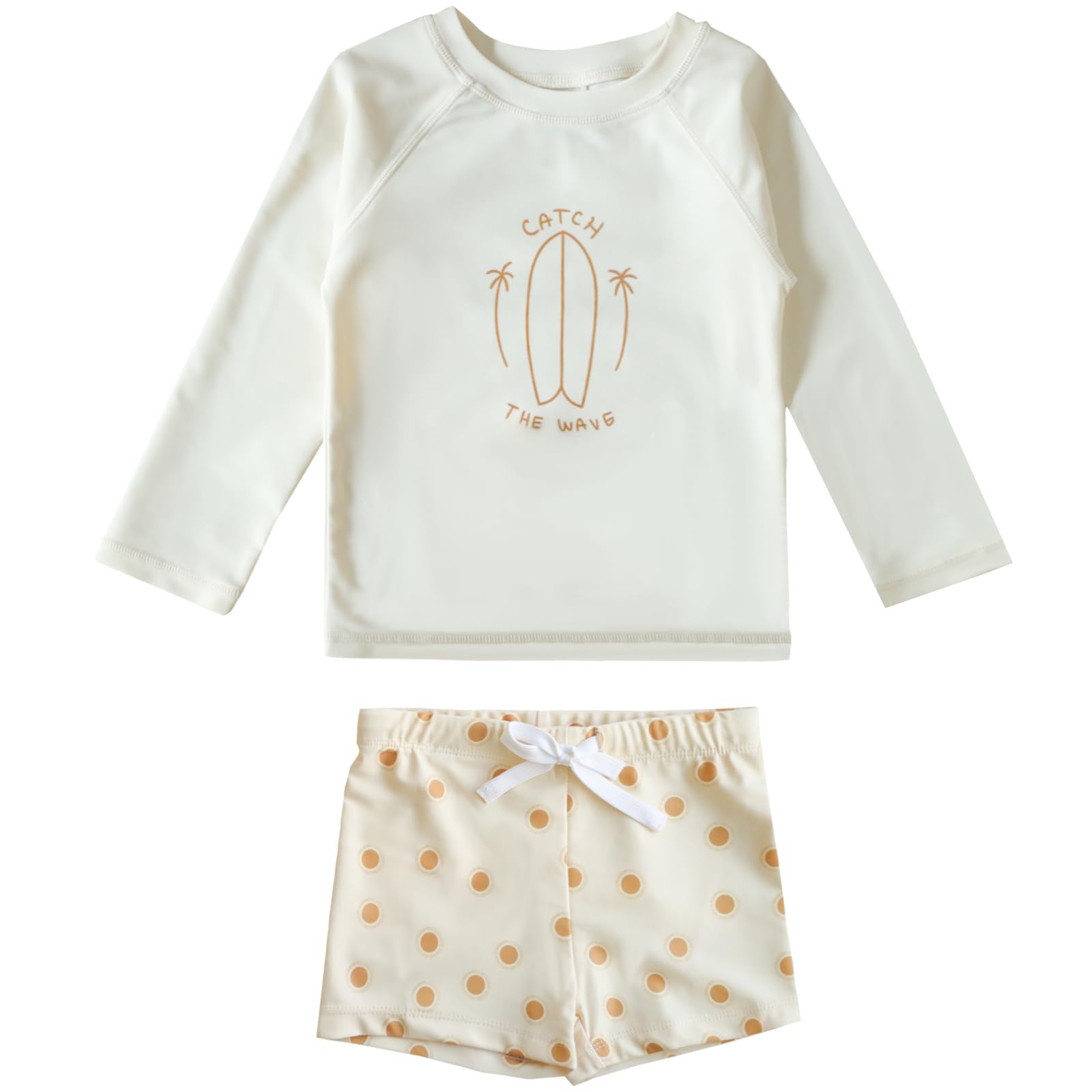 【送料無料】[GoUseGo] キッズ 水着 男の子 3点セット 子供用水着 長袖ラッシュガード サーフパンツ キ..