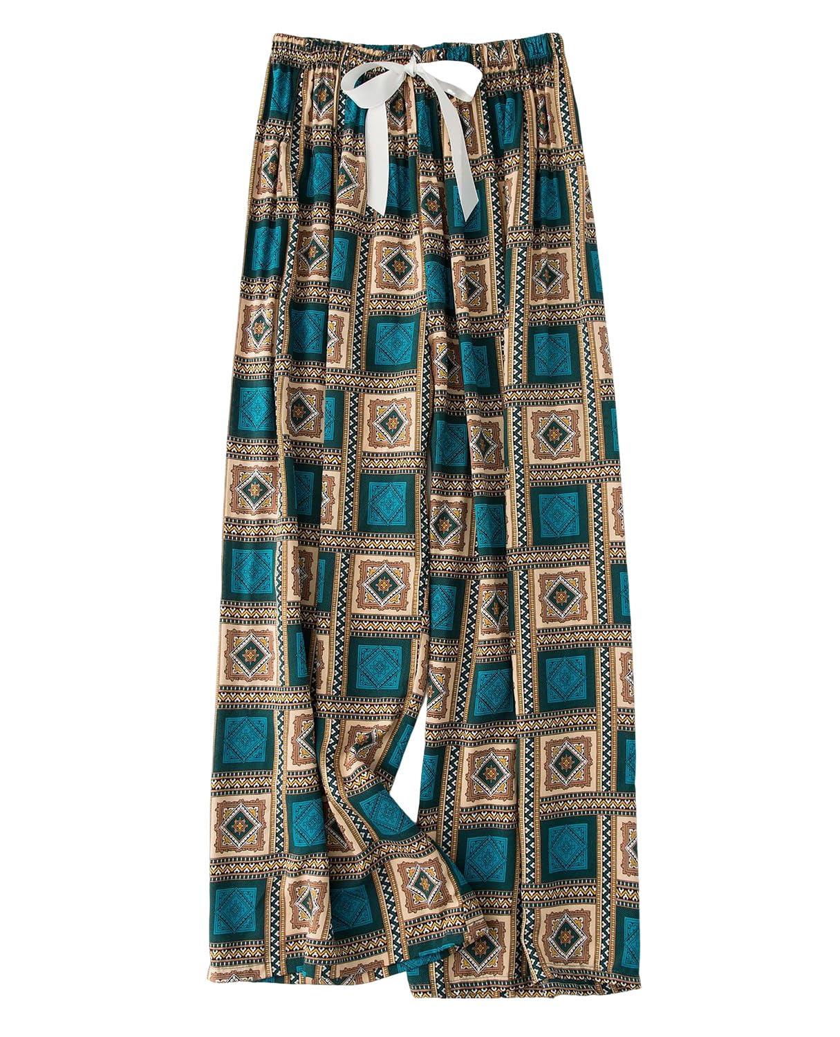 【送料無料】[Kayuuhin] ルームパンツ 広い脚 レーヨン パジャマ ズボンだけ レディース 薄い 涼しい快..