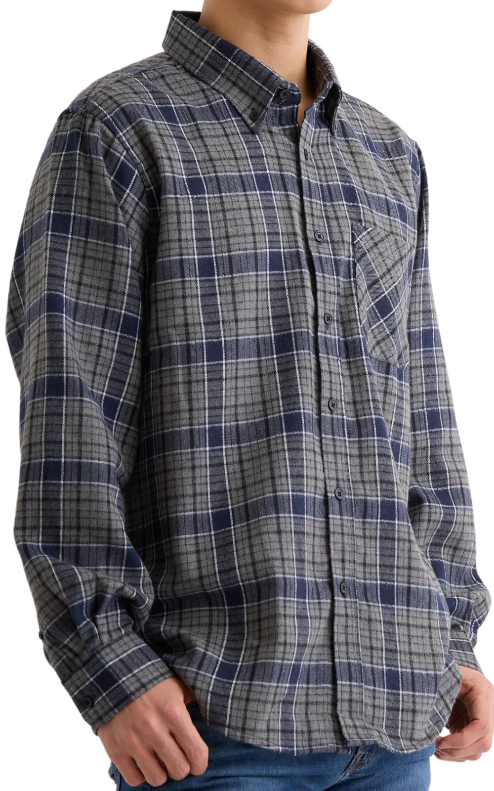 【送料無料】[valeria] ヴァレリア ネルシャツ メンズ 長袖 カジュアルシャツ チェック 柄 シャツ 色：..