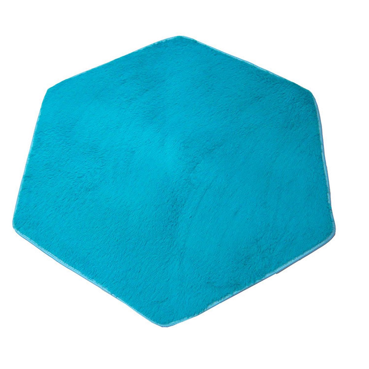【送料無料】【selling-Home】キッズテントマット 六角形クッション 超柔らかいカーペット 滑り止め付き テントパッド 絨毯 下敷き 遊び用 家庭用 色：カーペットブルー