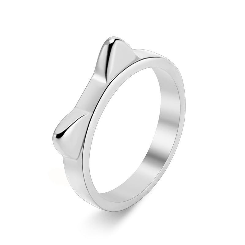 【送料無料】083BASE レディース リング 3色選択可能 3.5mm幅 キュート猫耳デザイン 女性用 タイタンス..