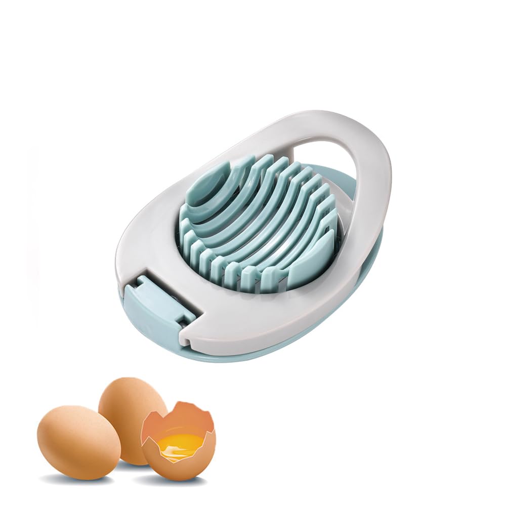 【送料無料】ゆで卵 カッター 卵カッター エッグスライサー ステンレス鋼製 2イン1多機能卵カッター 卵切器 玉子切り玉子カッター シンプル エッグスライサー 縦横兼用 パッケージボックス付き