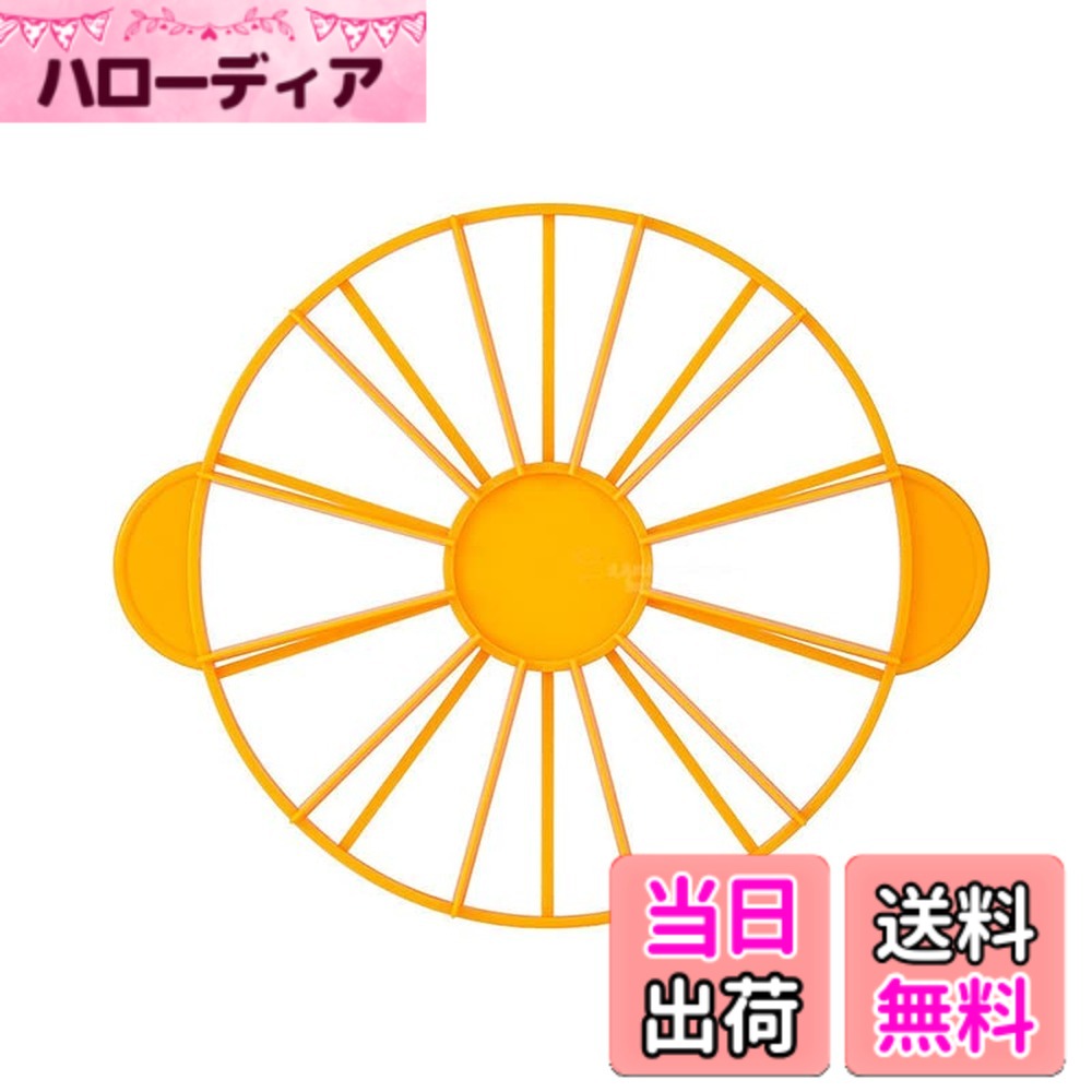 【送料無料】ケーキデバイダー スライス パイ ケーキ10 / 12分 均等マーカー デバイダー淡い黄色 ケーキ分割器 色：…